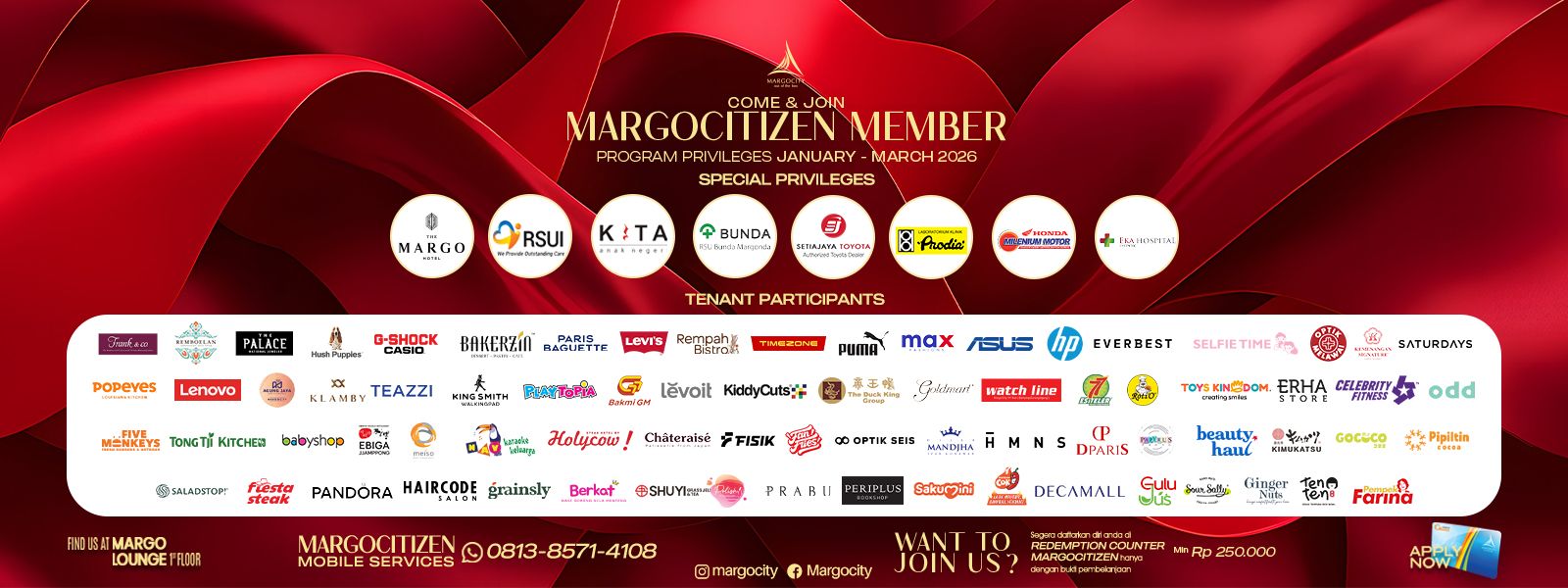 MARGOCITIZEN PRIVILEGES JANUARY - MARCH 2026